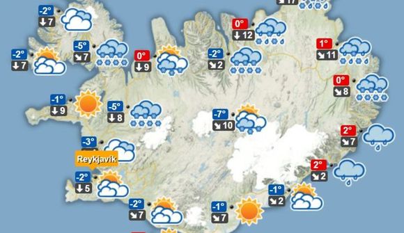 Veðurviðvaranir enn í fullu gildi