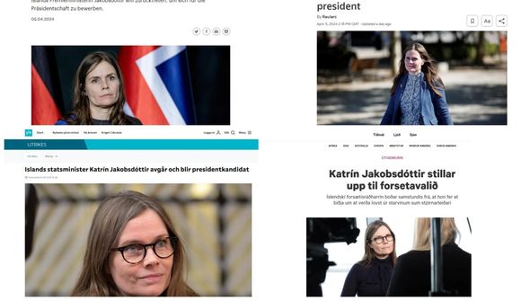 Erlendir miðlar fjalla um Katrínu