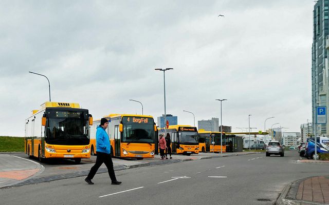 Kvartað hefur verið ítrekað yfir strætisvögnum í lausagangi á umdeildri endastöð Strætós á Skúlagötu.