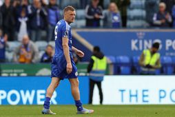 Jamie Vardy skoraði fyrir Leicester.