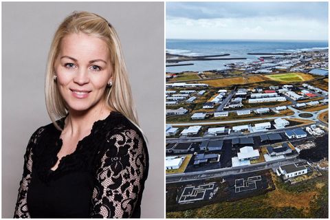 Kristín þekkir sögu bæjarins vel enda fædd og uppalin í Grindavík og starfað hjá bænum …