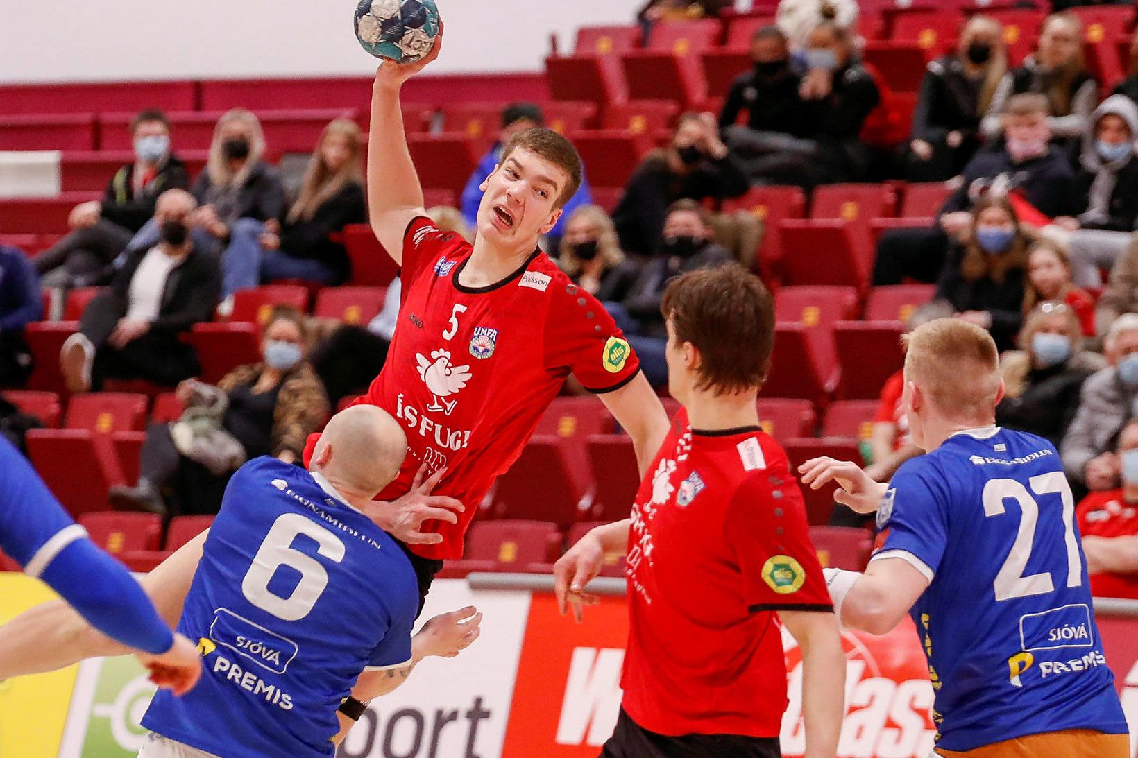 Þorsteinn Leó Gunnarsson tryggði heimamönnum jafntefli með síðasta marki kvöldsins.