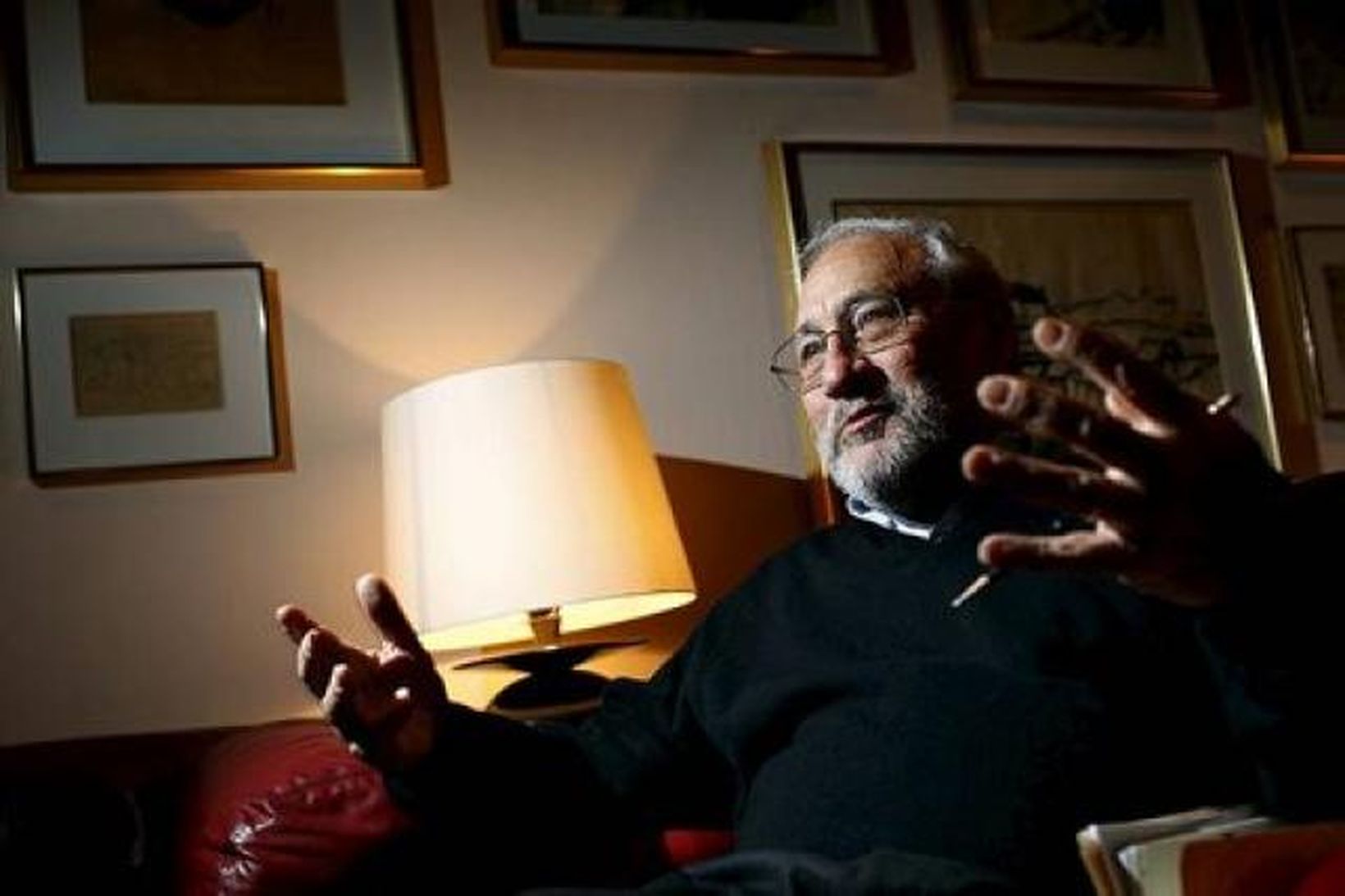 Joseph Stiglitz, nóbelsverðlaunahafi í hagfræði.