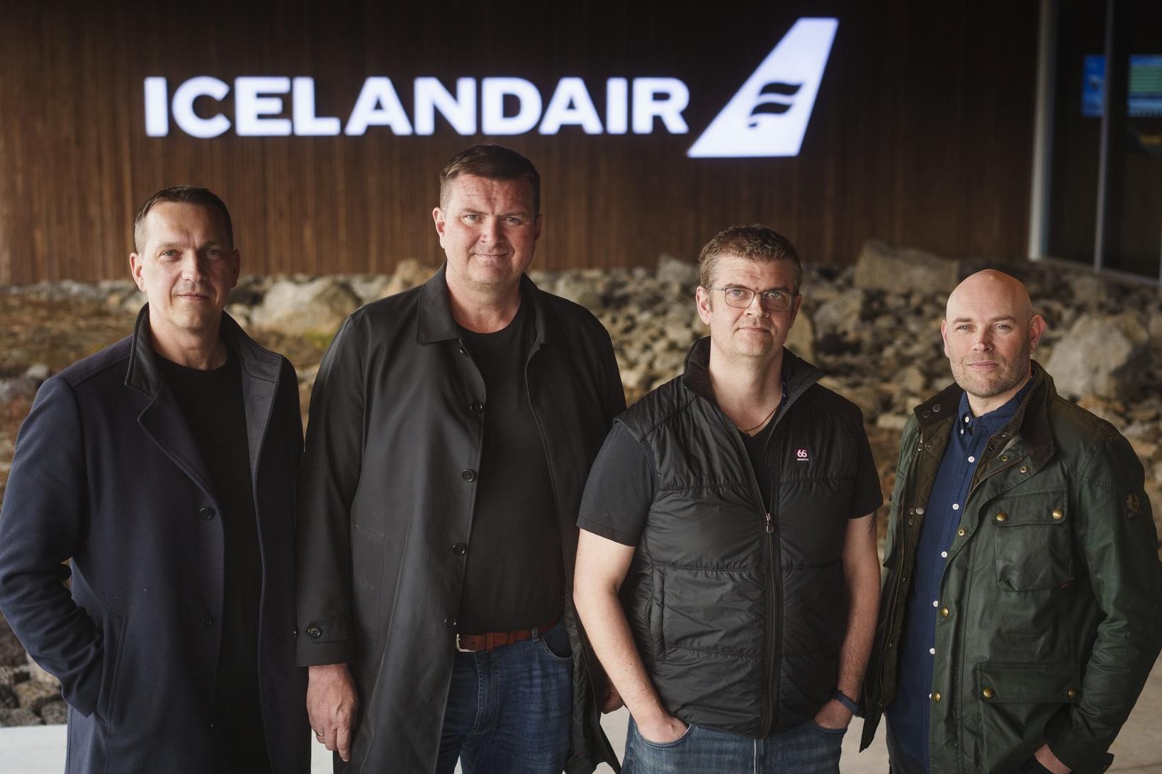 Fulltrúar IDS á Íslandi og Icelandair í höfuðstöðvum flugfélagsins í …