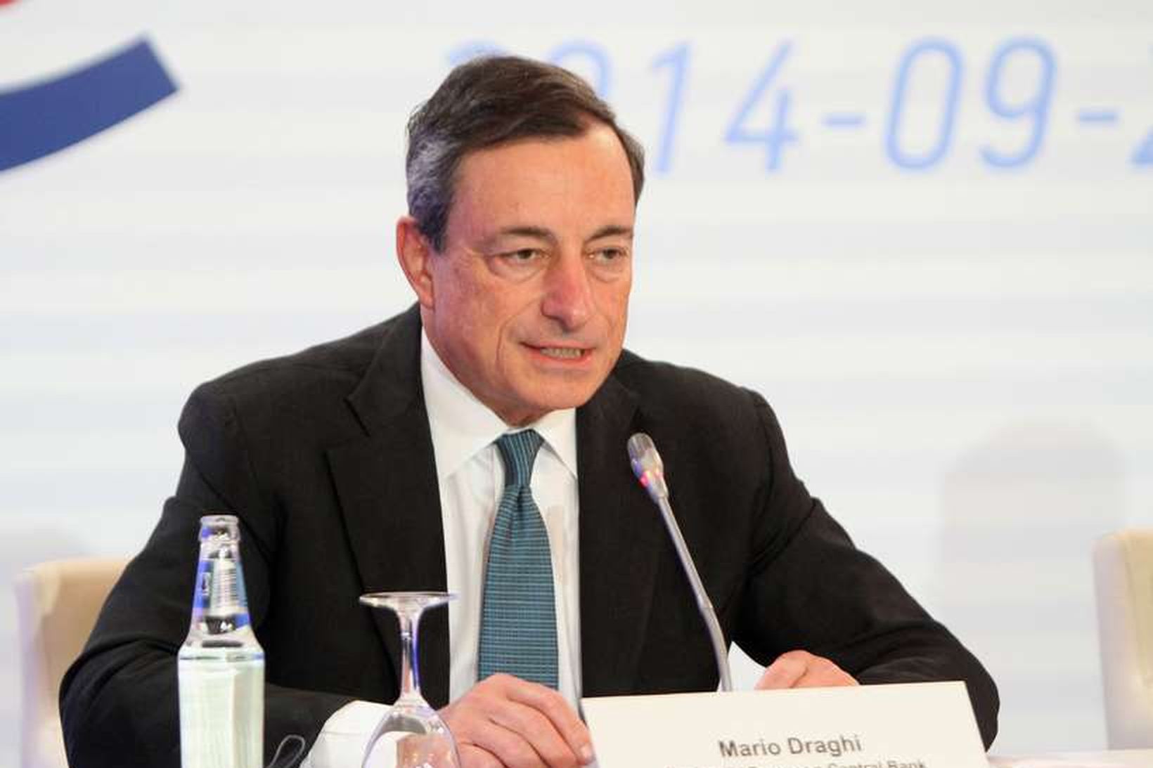 Mario Draghi, formaður bankaráðs Evrópska seðlabankans.