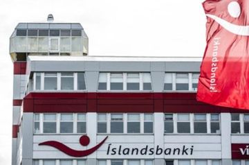 Íslandsbanki is one of two Icelandic banks recently posting profits.