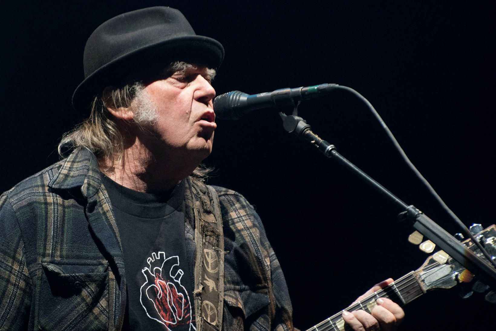 Kanadíski söngvarinn Neil Young.