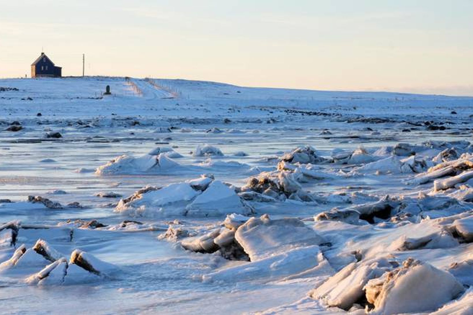 Árinu 2024 lauk með mikilli frosthörku víðsvegar um landið.