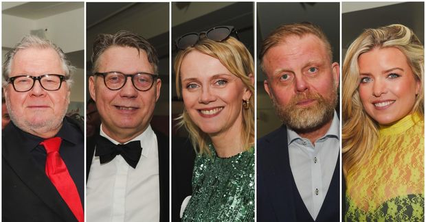 Össur Skarphéðinsson, Andrés Magnússon, Margrét Júlíana Sigurðardóttir, Ásgeir Jónsson og Áslaug Arna Sigurbjörnsdóttir voru á …