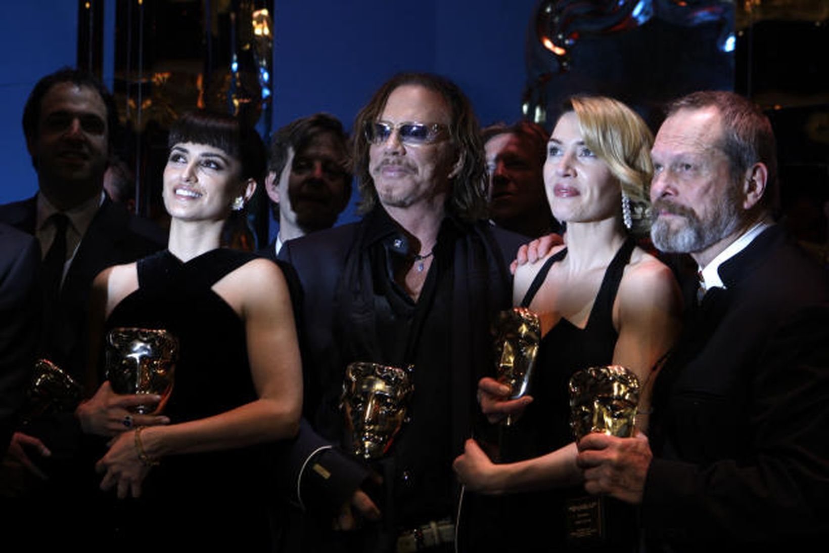 Penelope Cruz, Mickey Rourke, Kate Winslett og Terry Gilliam með …