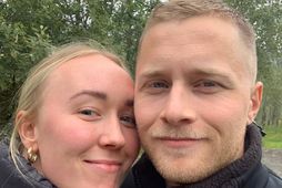 Unnur og Jakob Eiríksson kærasti hennar.