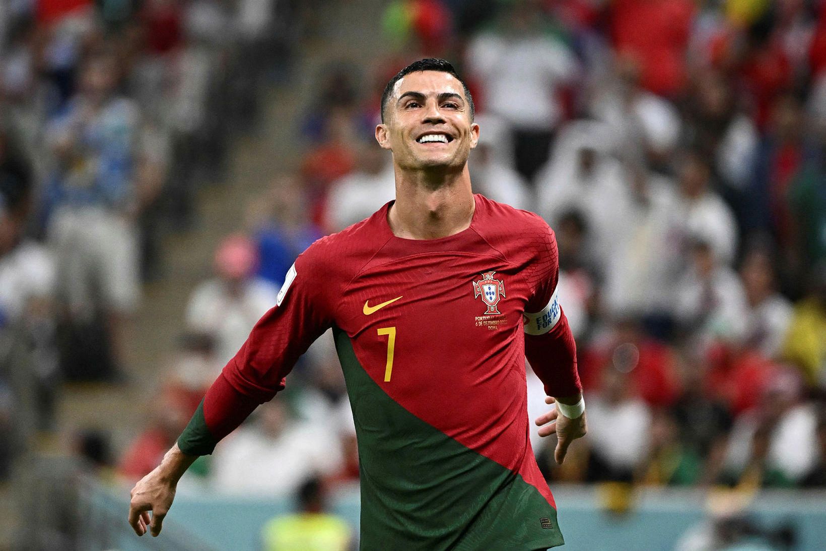 Cristiano Ronaldo mætir með portúgalska landsliðinu á Laugardalsvöll.