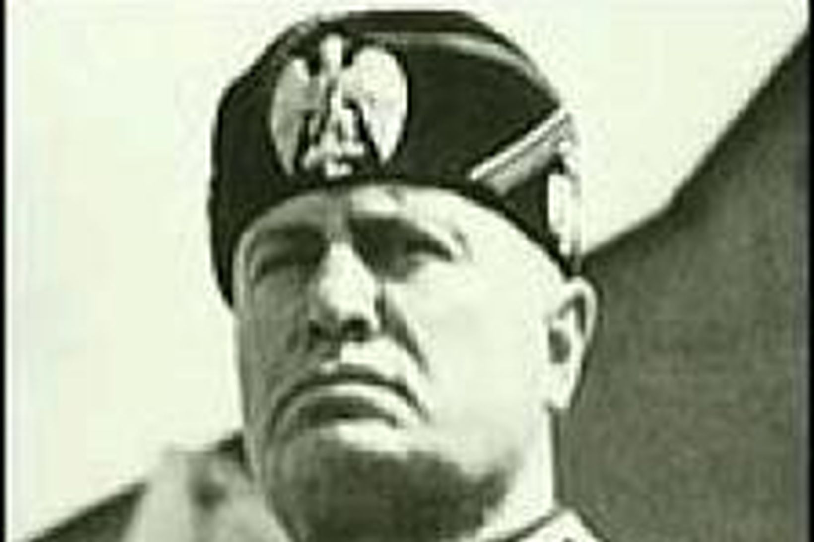 Benito Mussolini eða Il Duce, foringinn.