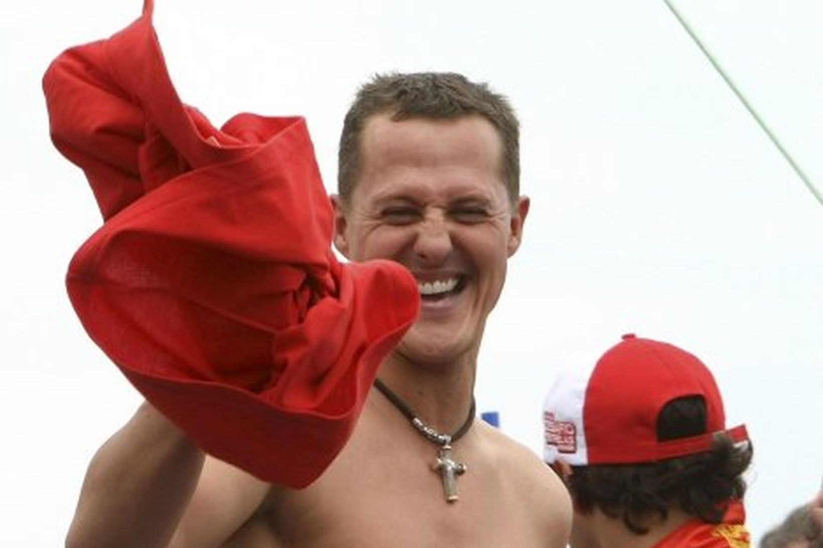 Michael Schumacher settist sjálfur undir stýri á leigubíl sem hann …