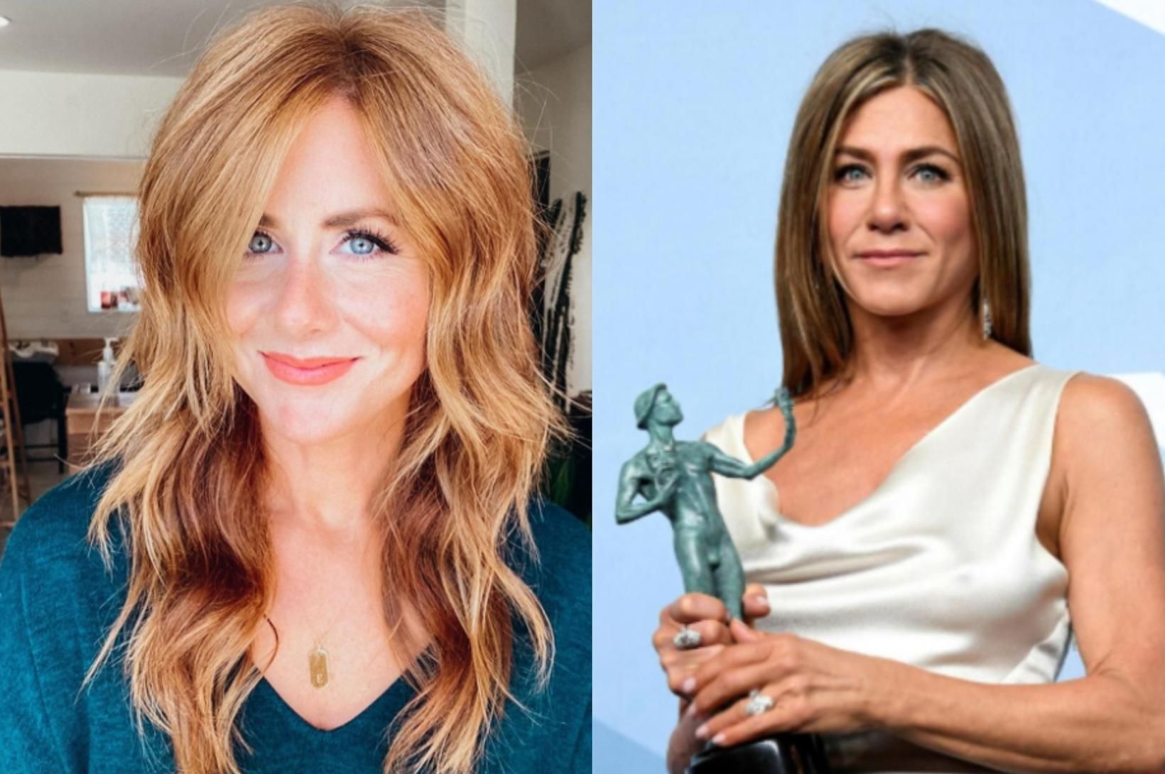 Tvífari Aniston oft kölluð „Rachel úr Friends“