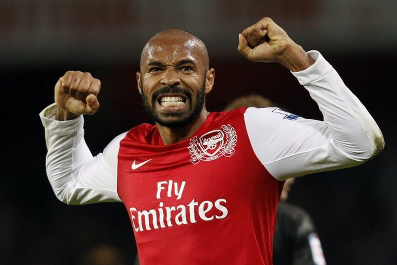 Thierry Henry var hetja Arsenal í dag.