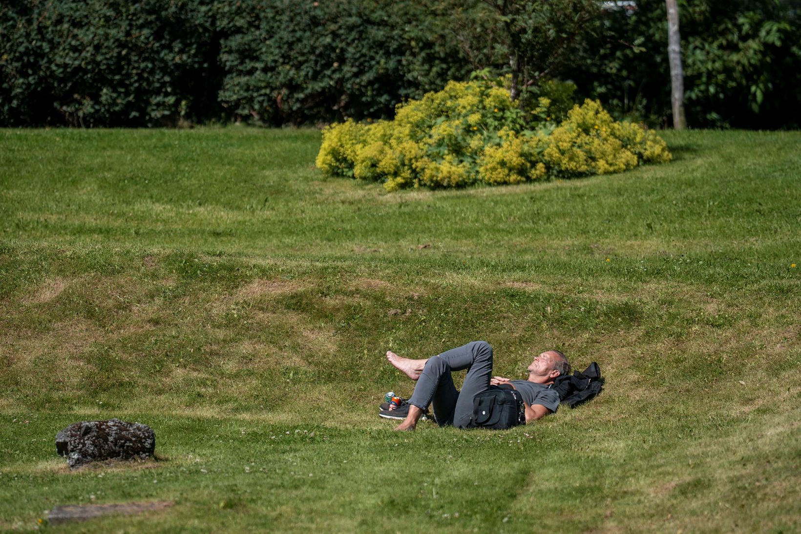 Landsmenn hafa notið blíðunnar sem hitabylgja í Evrópu færði okkur …