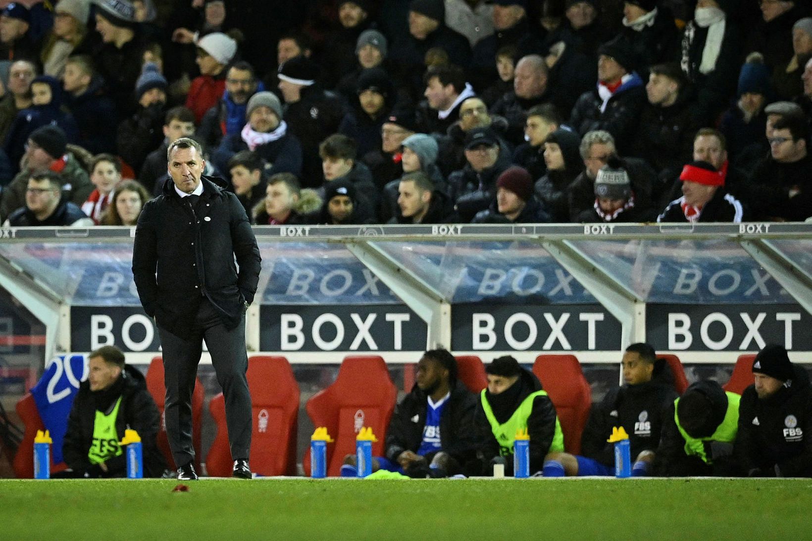 Brendan Rodgers var brjálaður eftir tapið í gær.