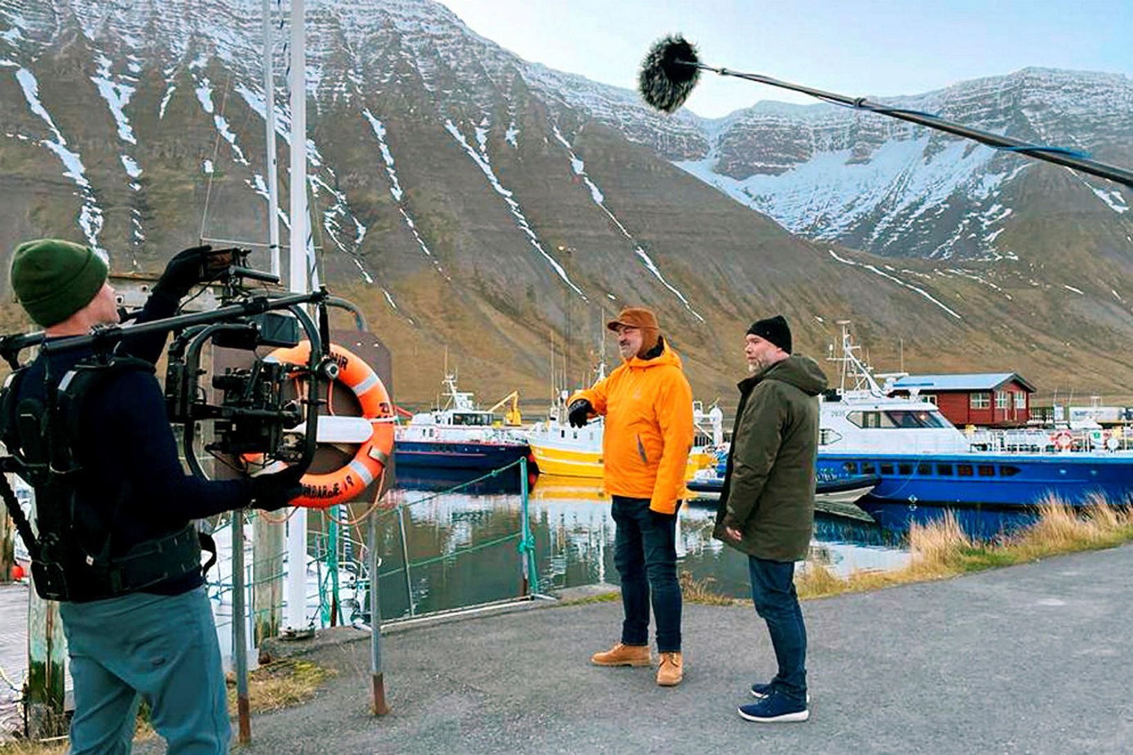 Werner Vogels og Guðmundur Fertram Sigurjónsson á Ísafirði.