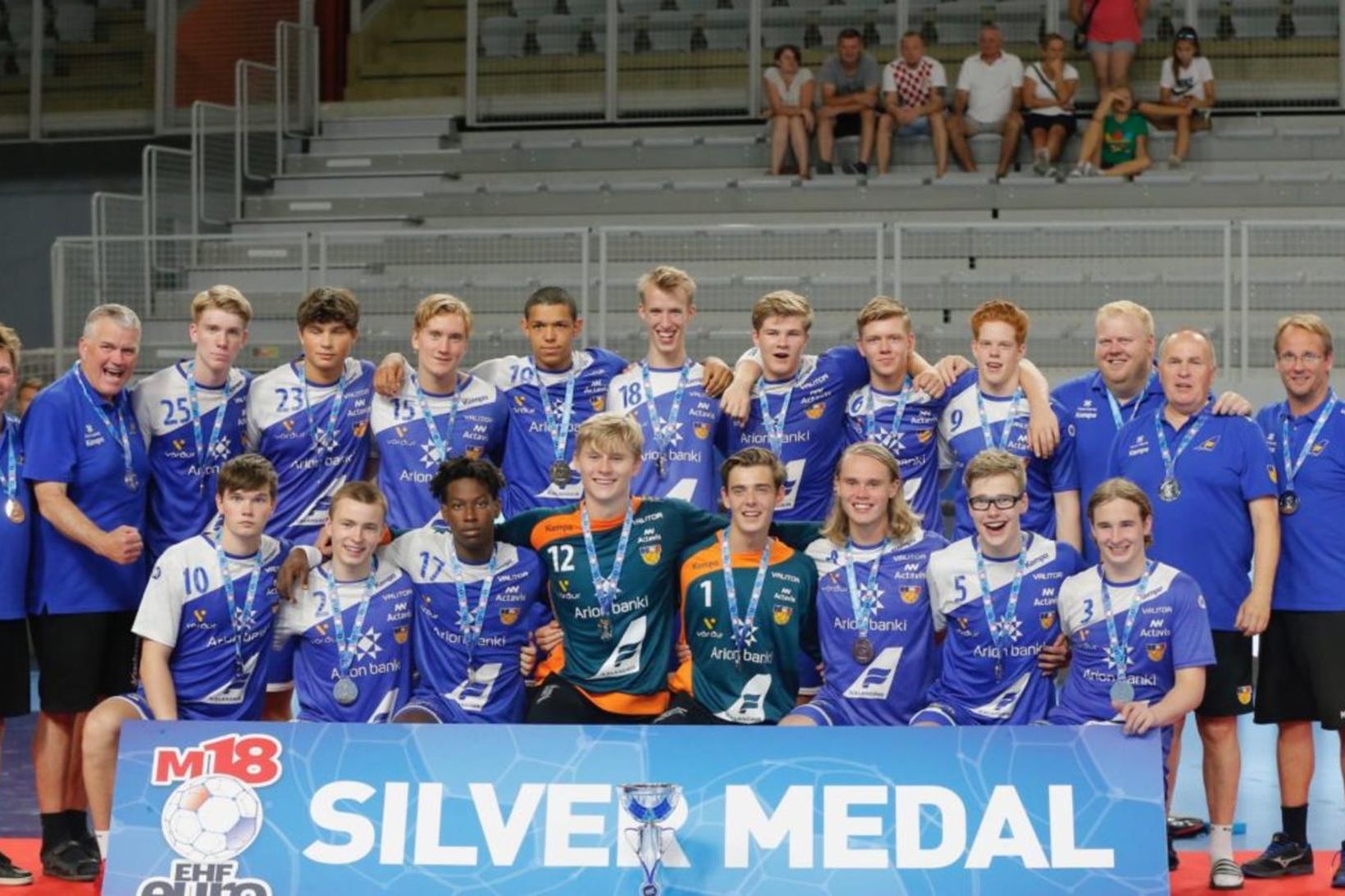 U18-ára landslið karla á EM 2018.
