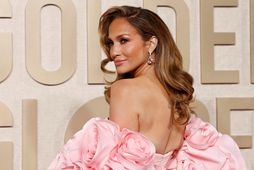 Jennifer Lopez flaug innan Evrópu um helgina.