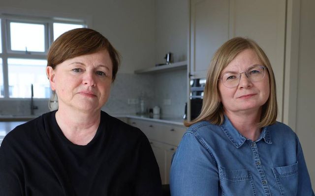 Karitas Una Daníelsdóttir, til vinstri, og Erla Hjördís Ólafsdóttir.