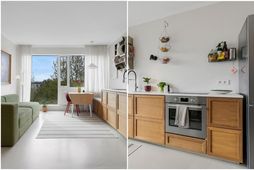 Íbúðin er á eftirsóttum stað við Kleppsveg í Reykjavík.