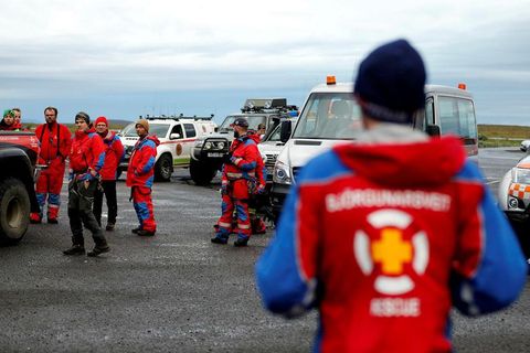 Björgunarsveitarmenn að störfum. Myndin er úr safni.