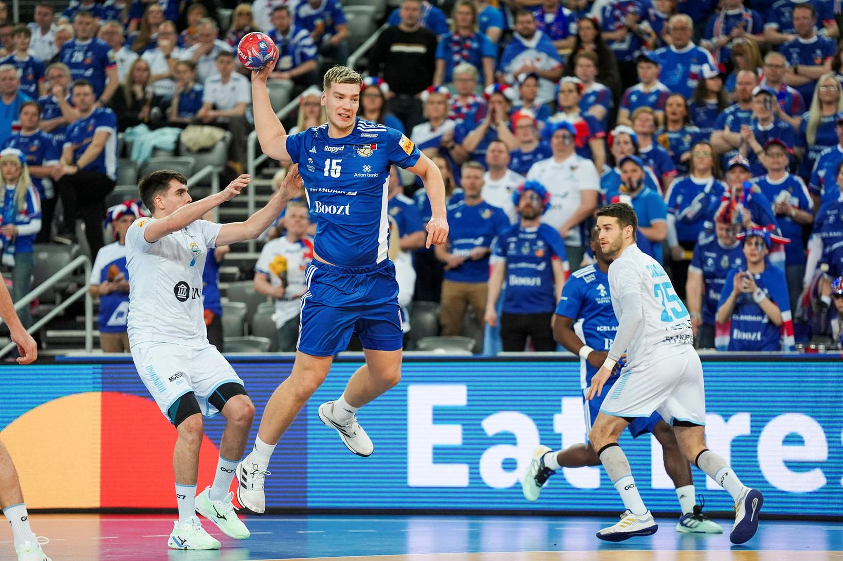 Þorsteinn Leó Gunnarsson lék Bosníumenn grátt í fyrri leiknum í …