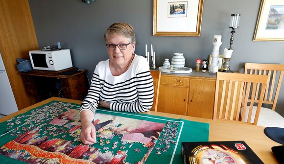 Óstöðvandi púsldrottning í kófi