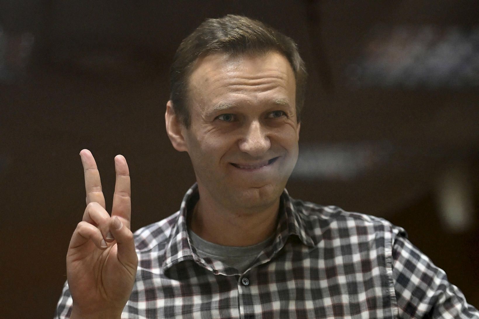 Alexei Navalní í febrúar.
