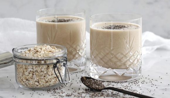 Silkimjúkur espresso-smoothie