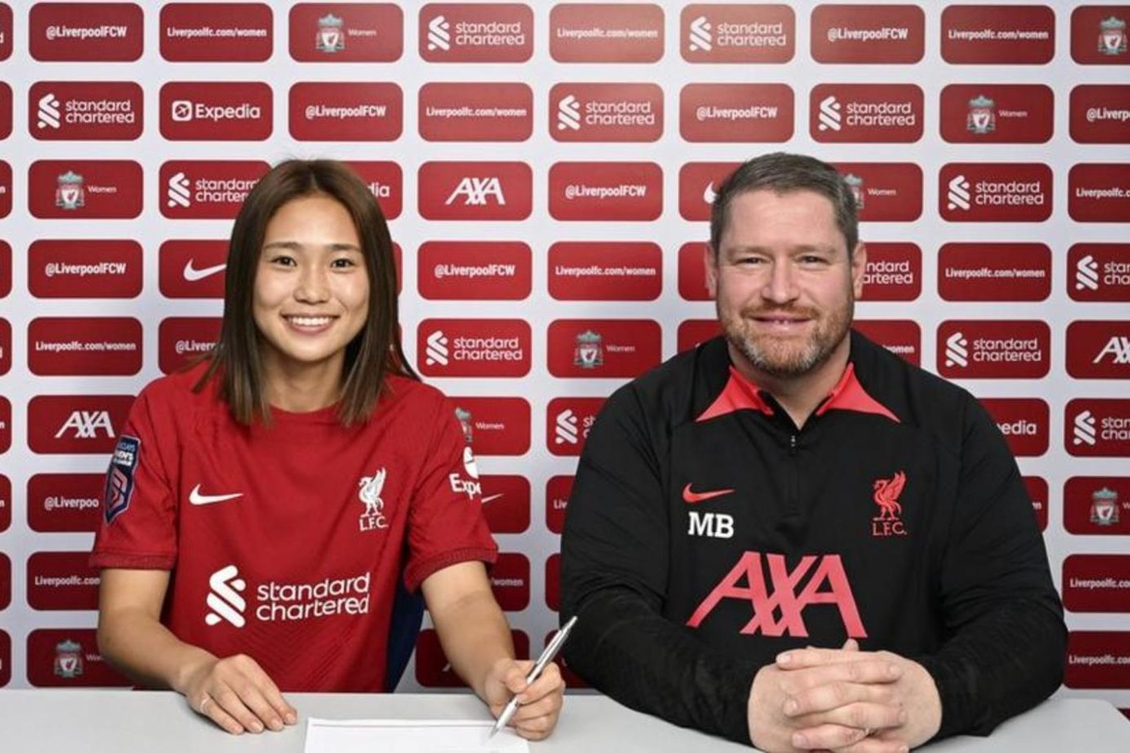 Fuka Nagano skoraði eitt marka Liverpool.