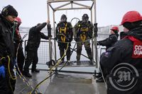 Kafaraþjálfun Landhelgisgæslunnar í Helguvíkurhöfn