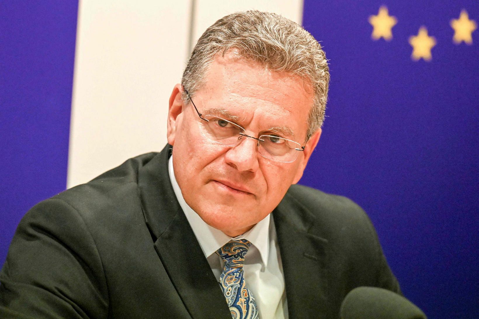Maros Sefcovic, viðskiptaráðherra Evrópusambandsins.