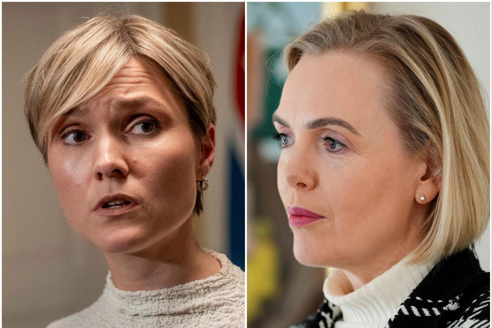 Kristrún Frostadóttir forsætisráðherra og Guðrún Hafsteinsdóttir, formaður Sjálfstæðisflokksins, fóru yfir …