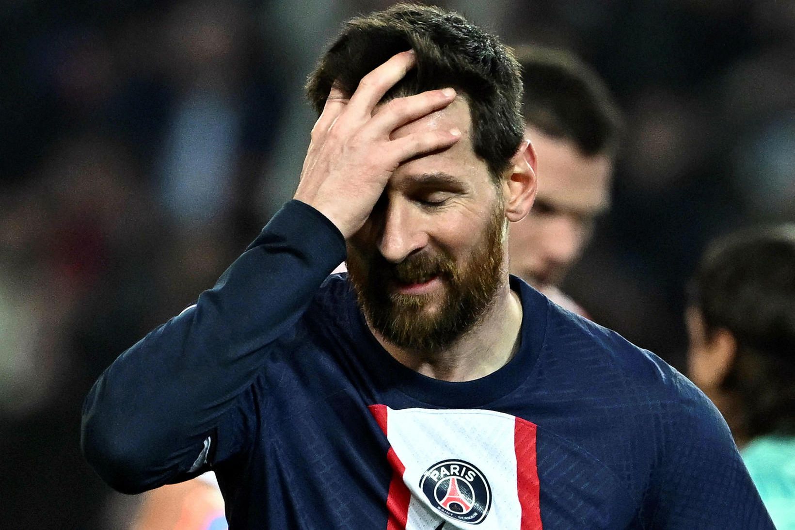 Lionel Messi átti ekki góðan leik í gærkvöldi.