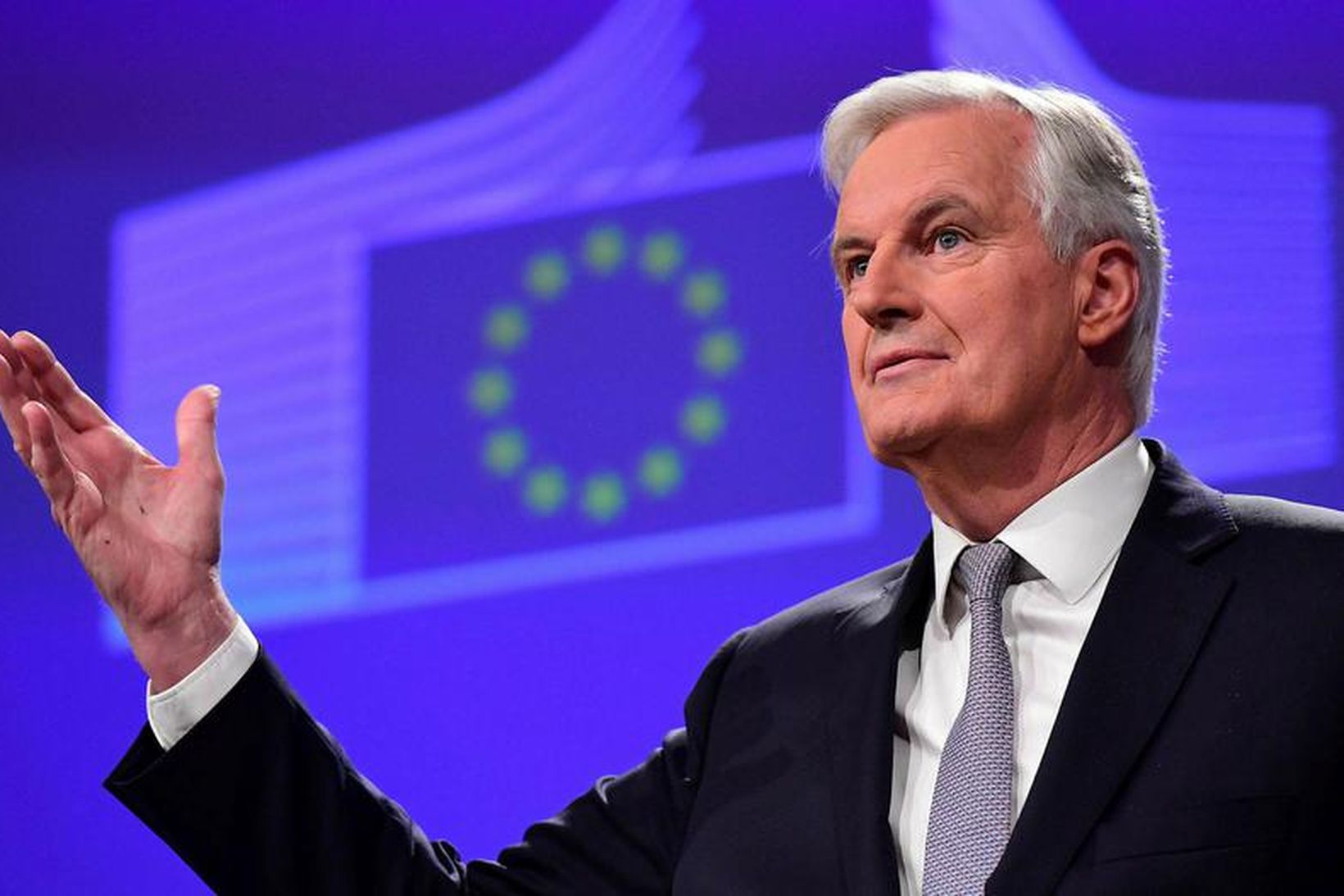 Michel Barnier, aðalsamningamaður ESB.