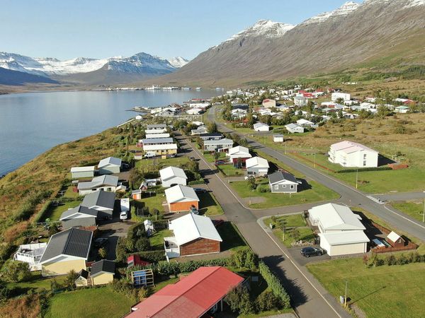 A landslide occurred in Neskaupstaður last night.