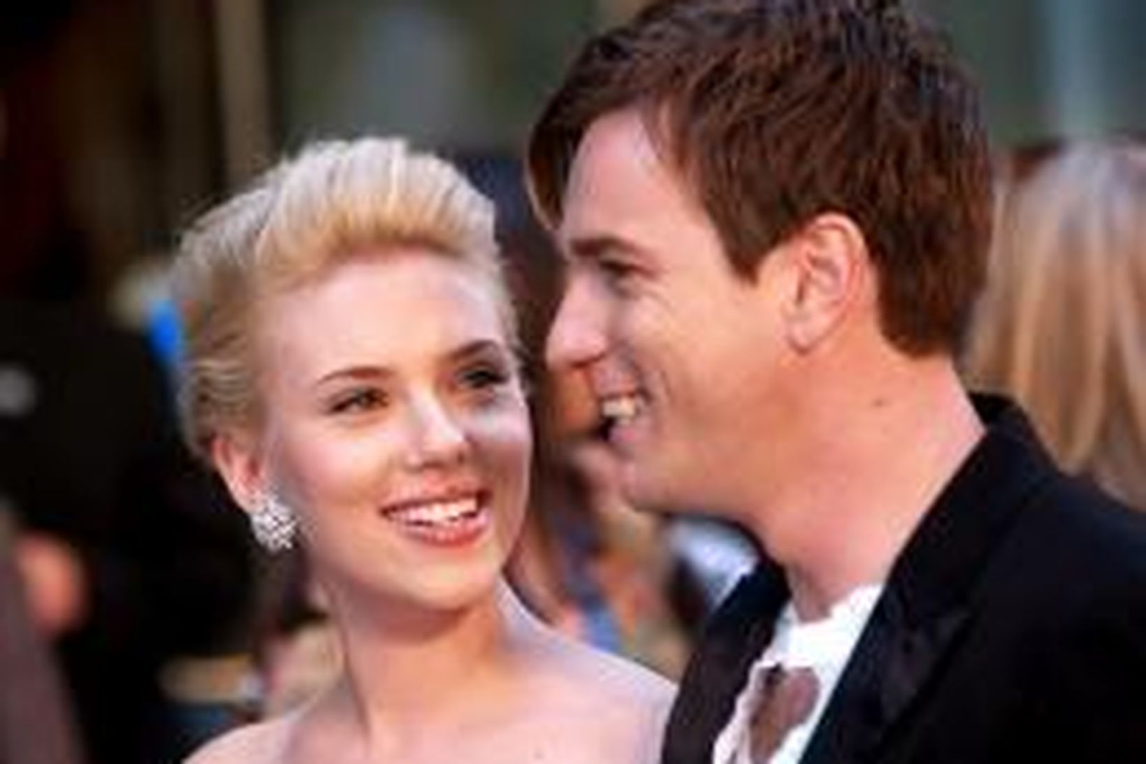 Scarlett Johansson og Ewan McGregor við frumsýningu á The Island …