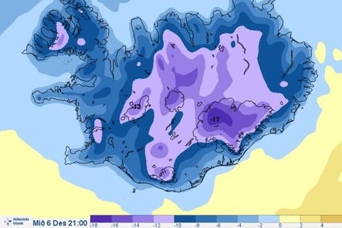A chilly weather forecast ahead.