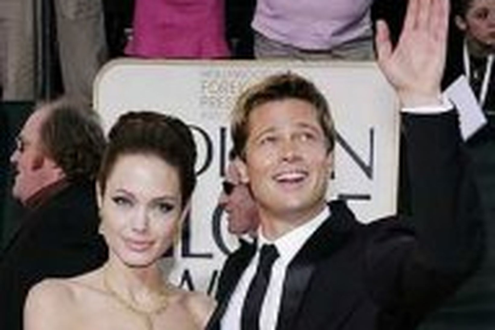 Stjörnuparið Brad Pitt og Angelina Jolie.