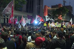 Thousands gather at pro-democracy rally in Sao Paulo