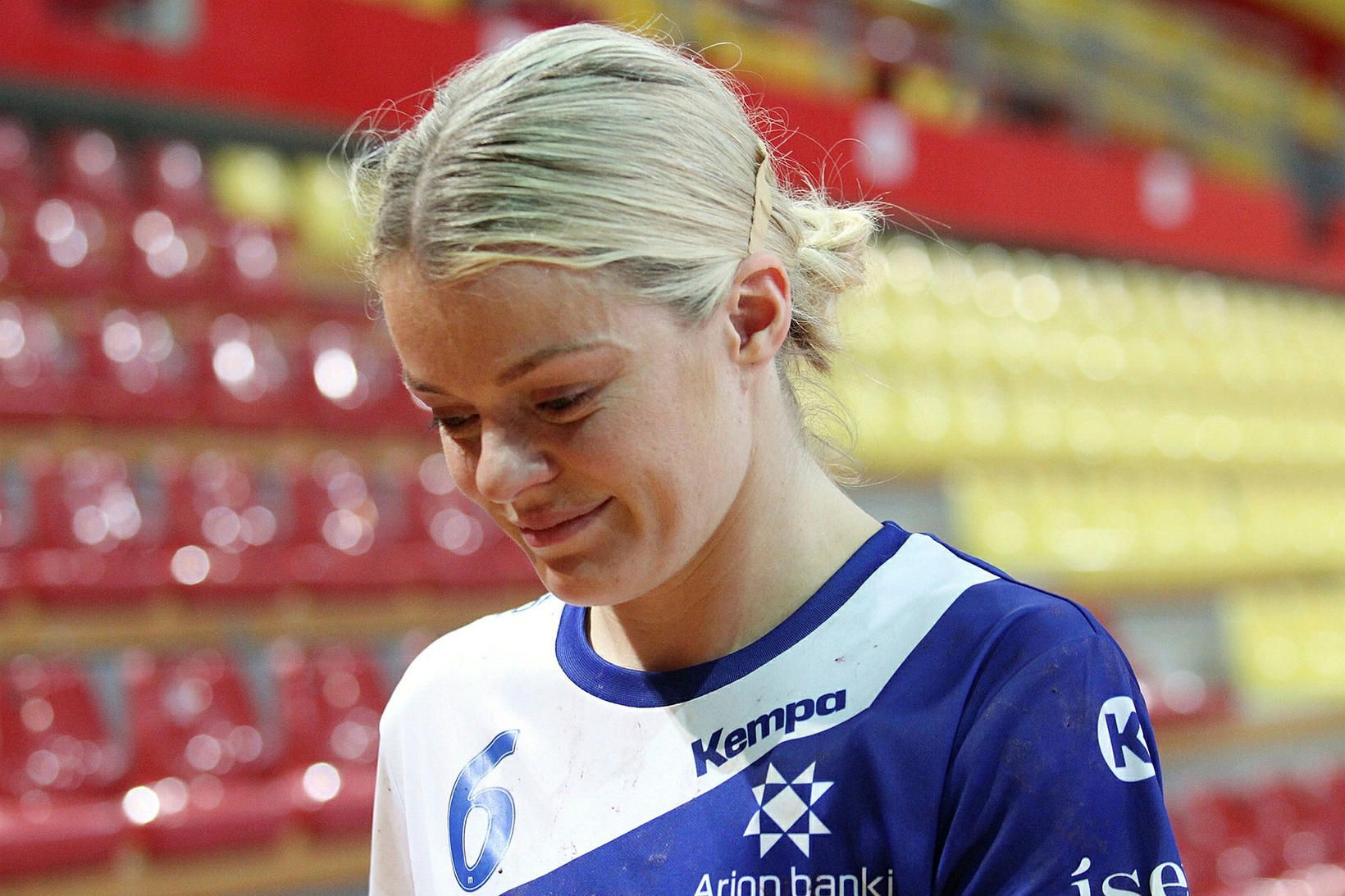 Steinunn Björnsdóttir, fyrirliði Íslands.