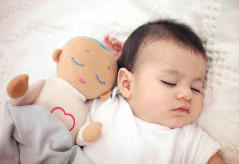 The Lulla Doll is gives off the sound of a heartbeat and breathing, giving children the impression that they are not alone.