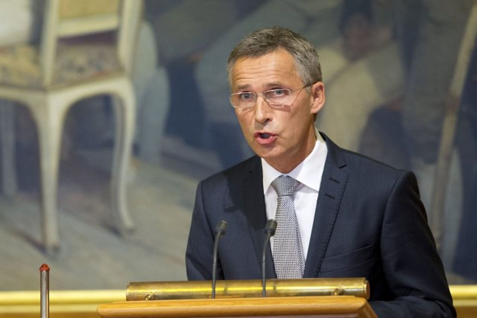 Jens Stoltenberg forsætisráðherra Noregs