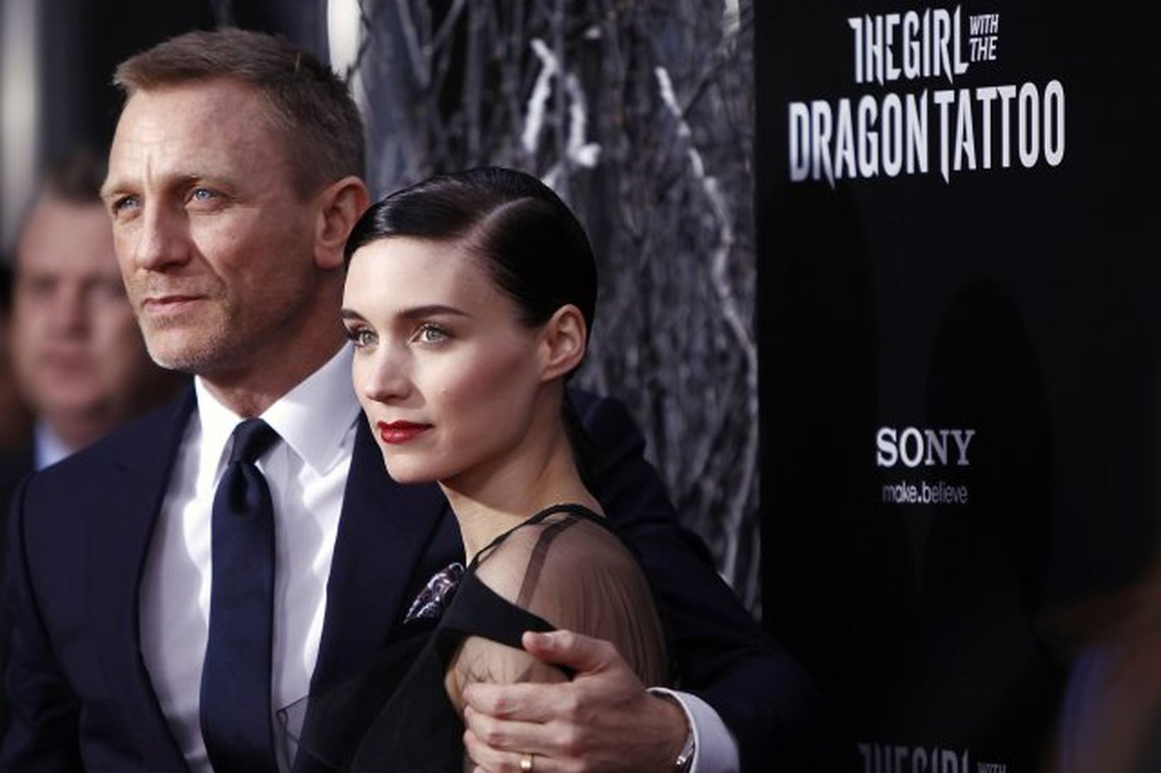 Daniel Craig og Rooney Mara.