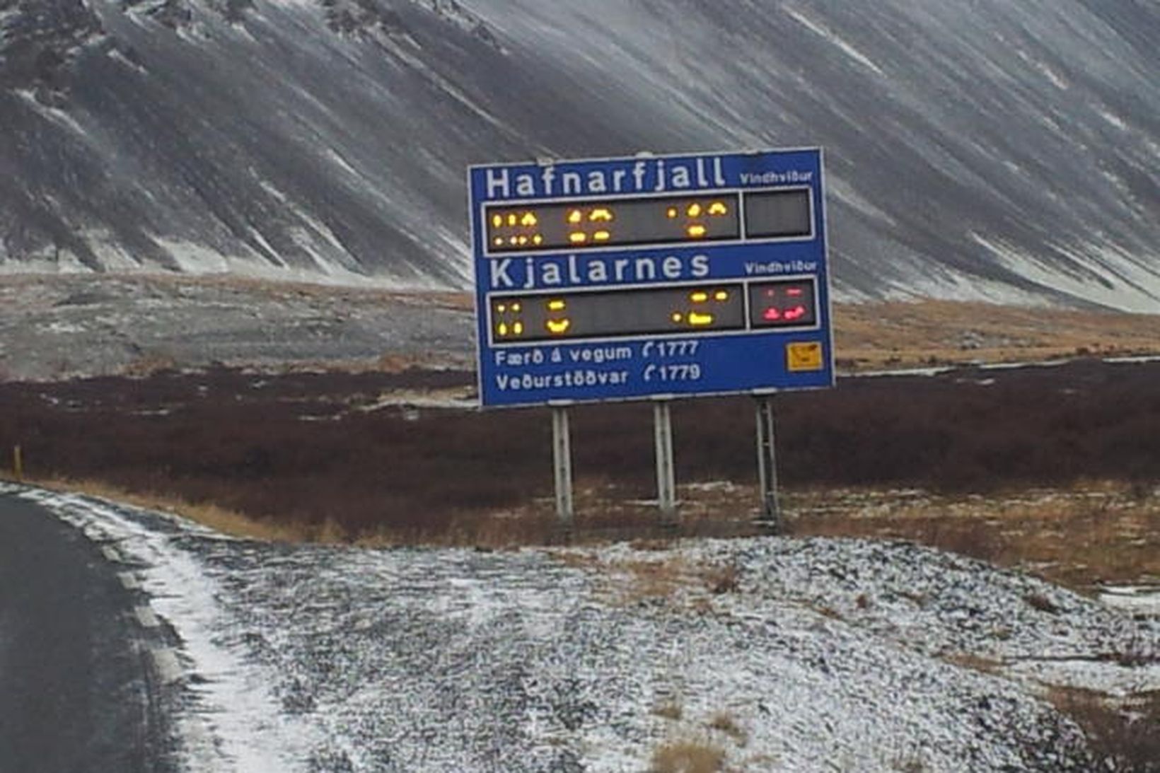 Reiknað er með sterkum vindhviðum á Vesturlandi.