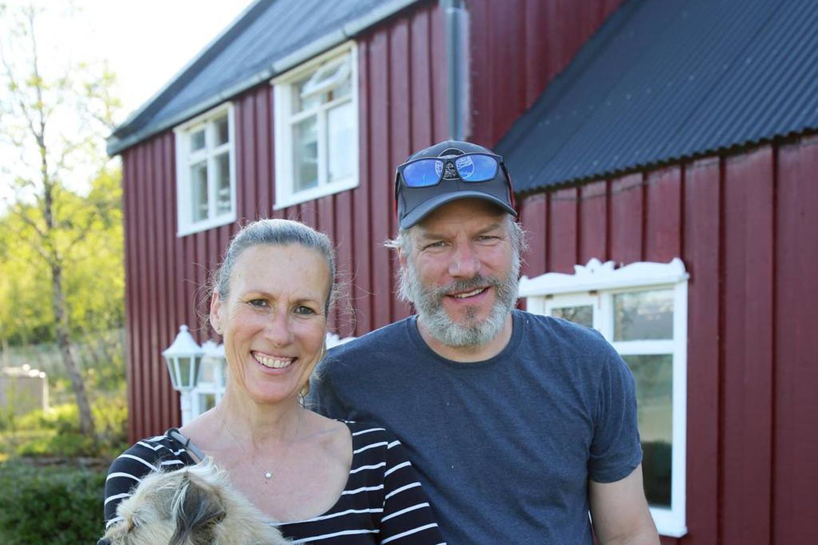 Isabelle og Stefan una sér vel á Íslandi og hafa …