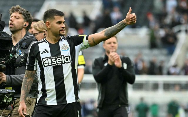 Bruno Guimaraes skoraði fyrir Newcastle í dag.